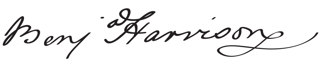Benjamin Harrison's signature