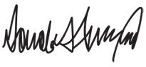 Donald J. Trump's signature
